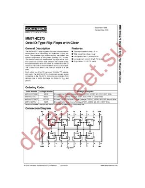 MM74HC273SJ datasheet  